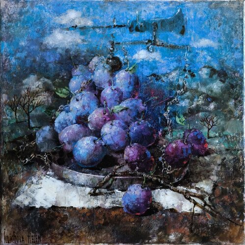 Dessert on Silver von Helen Illichova, Malerei kaufen auf Singulart