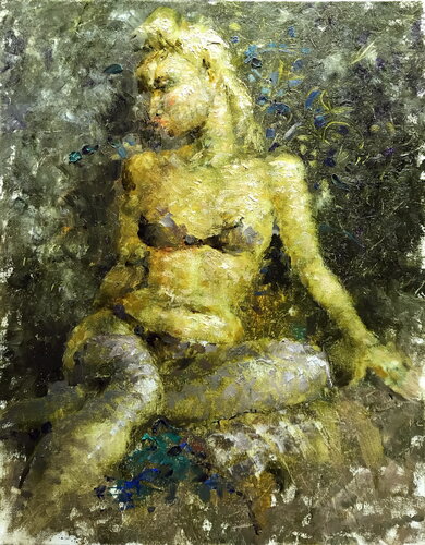 White Stockings van Helen Illichova, Schilderij te koop op Singulart