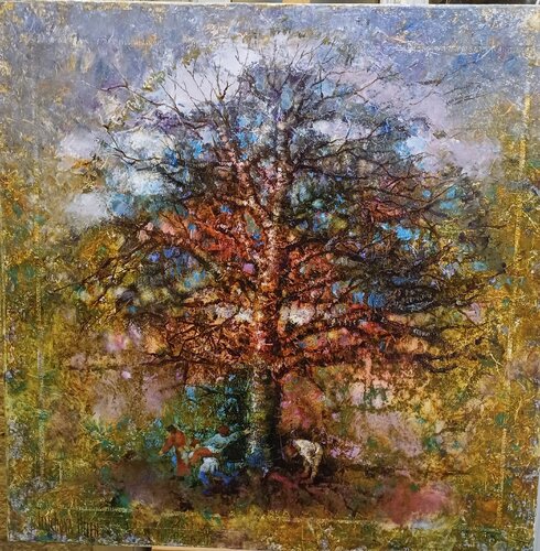 The Tree of a Noble Lineage von Helen Illichova, Malerei kaufen auf Singulart