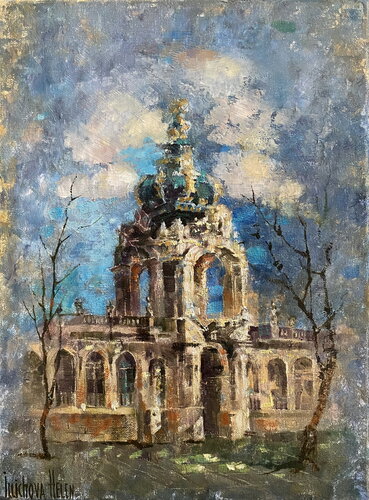 Kronentor Drezden par Helen Illichova, Peinture en vente sur Singulart