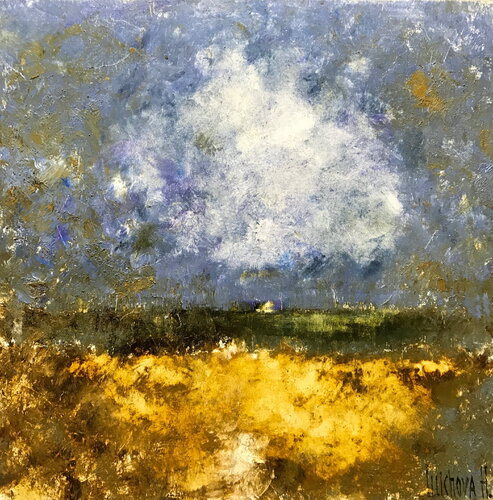 Sunlit Sand par Helen Illichova, Peinture en vente sur Singulart