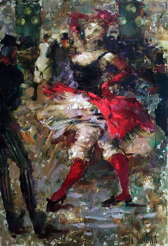 Cancan de Helen Illichova, Pintura a la venta en Singulart