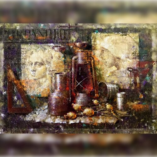 Fire Warms, But Does Not Scorch: Ignis Coeli by Helen Illichova, Painting for Sale on Singulart
