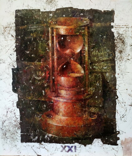 Hourglass par Helen Illichova, Peinture en vente sur Singulart