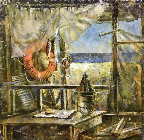 Sea Pier by Helen Illichova, Painting for Sale on Singulart