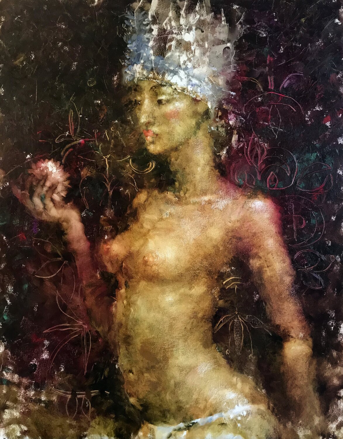 The Light of Love Helen Illichova Originalgemälde zu verkaufen