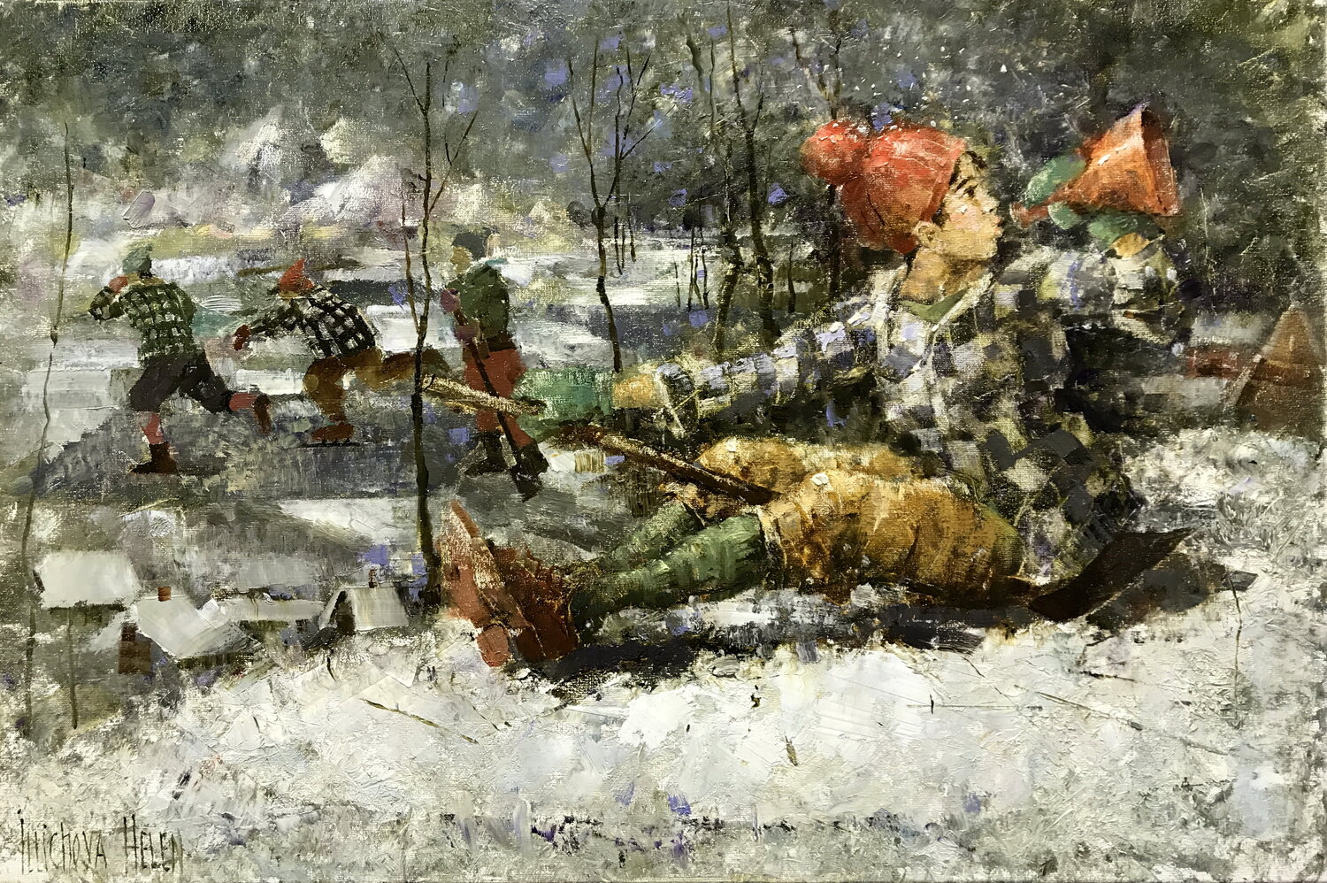 Sledding with Shovels Helen Illichova