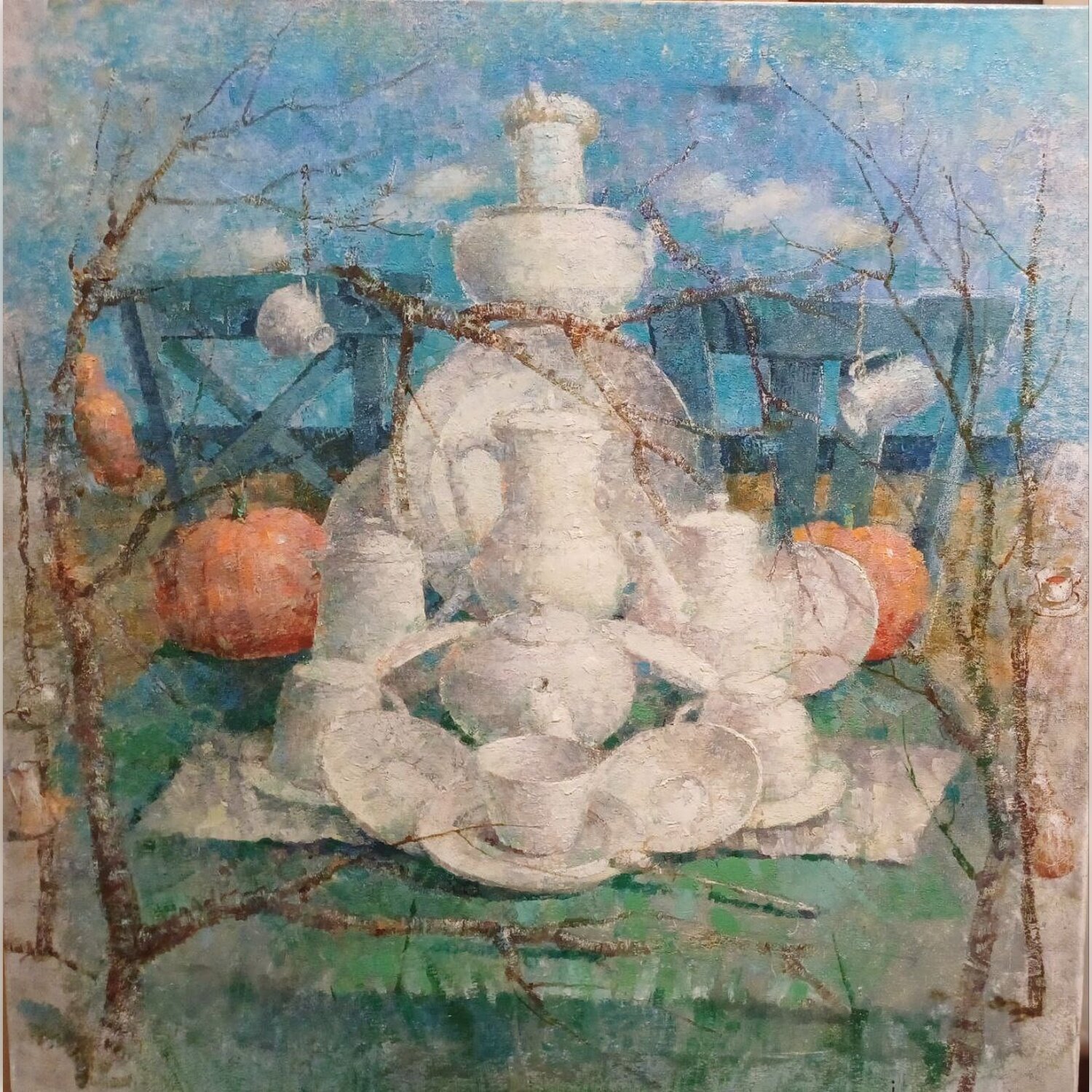 Porcelain Confusion Helen Illichova Peinture originale à vendre