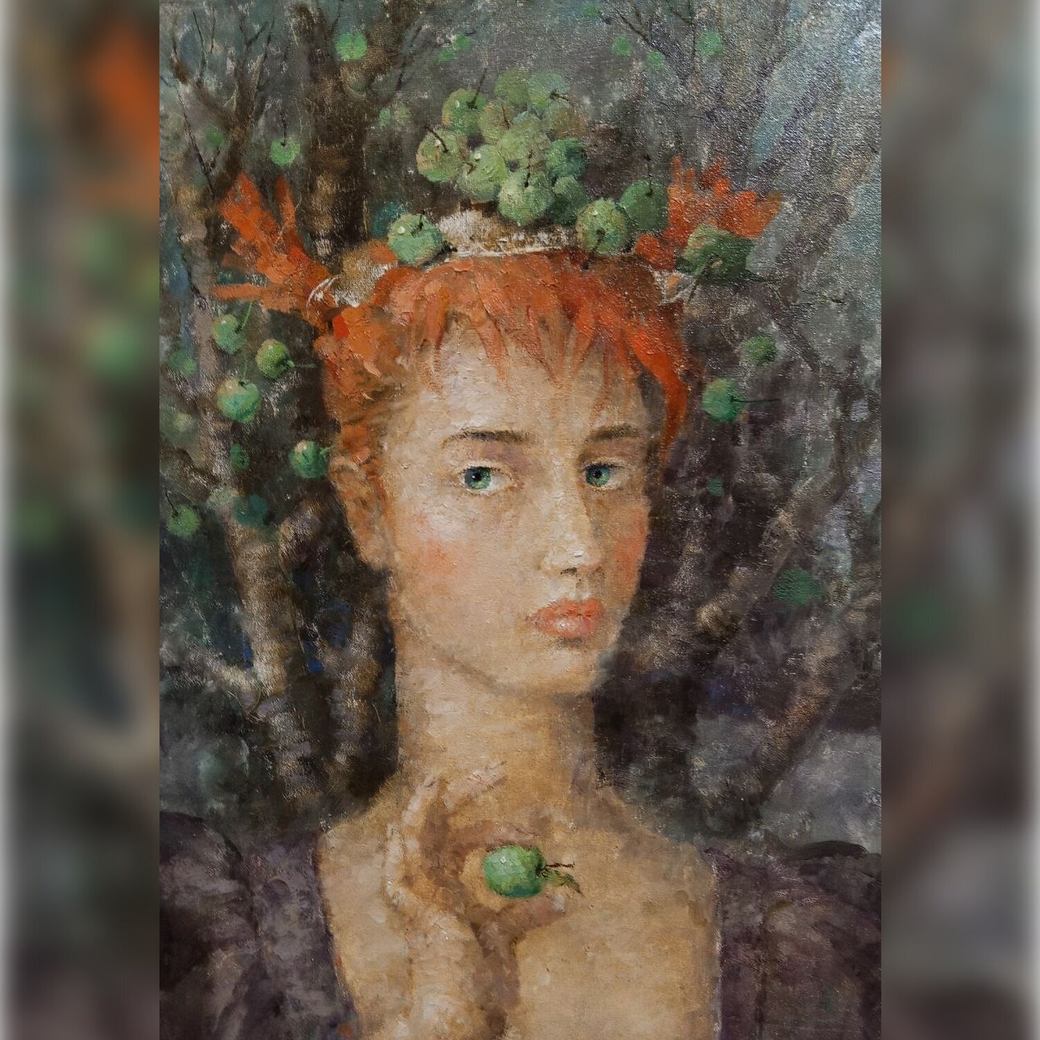 The Delicate Young Lady Helen Illichova Peinture originale à vendre
