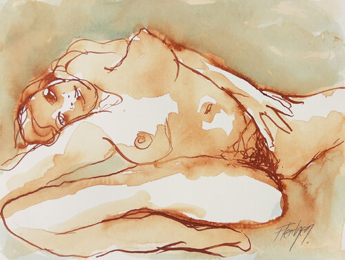 I want you to watch me van Stewart Fletcher, Werk op papier te koop op Singulart