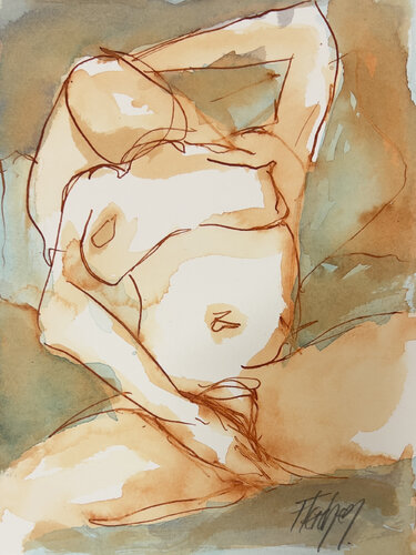 I can't wait until you get home by Stewart Fletcher, Work on Paper for Sale on Singulart