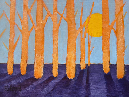 Laurentian Sunrise by Stewart Fletcher, Painting for Sale on Singulart