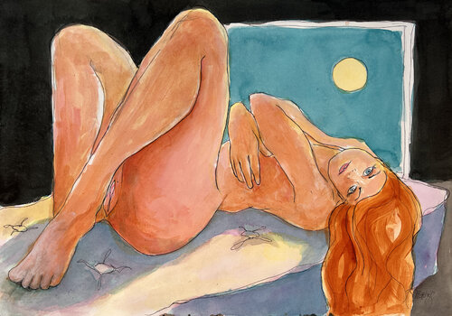 Desire par Stewart Fletcher, Œuvre sur papier en vente sur Singulart