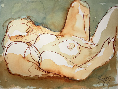 I dream of touching you with my fingers de Stewart Fletcher, Obra en papel a la venta en Singulart
