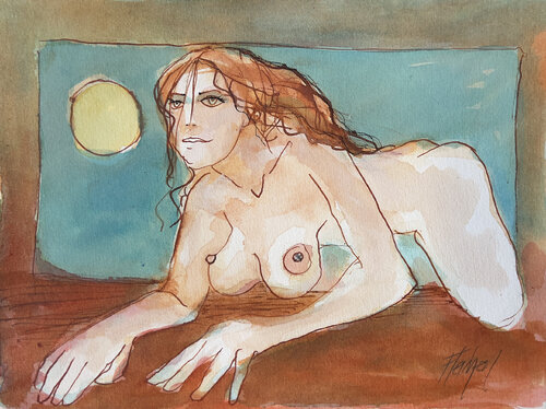 The Sphinx di Stewart Fletcher, Opera su carta in vendita su Singulart