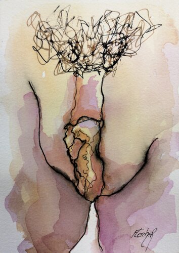 Vulva di Stewart Fletcher, Opera su carta in vendita su Singulart