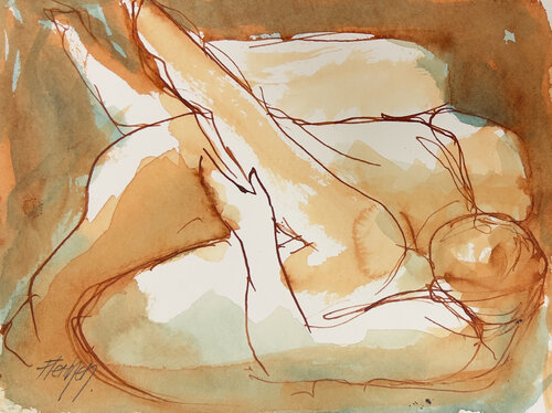 In the early morning hours by Stewart Fletcher, Work on Paper for Sale on Singulart