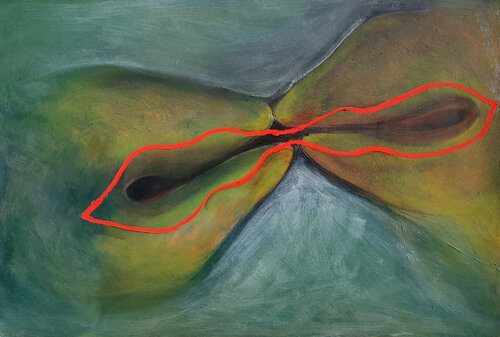 You and I Are Gemini van Stewart Fletcher, Schilderij te koop op Singulart