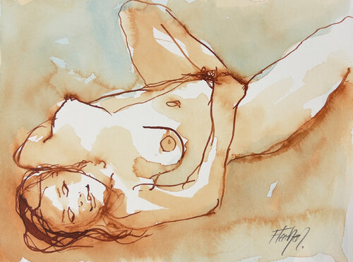 I think of you naked when you're not here by Stewart Fletcher, Work on Paper for Sale on Singulart