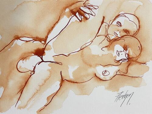 I love the way you feel in me from behind di Stewart Fletcher, Opera su carta in vendita su Singulart