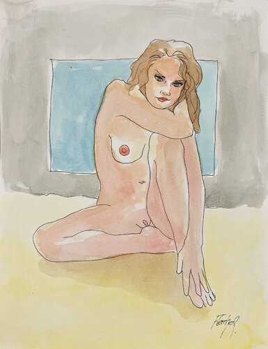 Stephanie di Stewart Fletcher, Opera su carta in vendita su Singulart