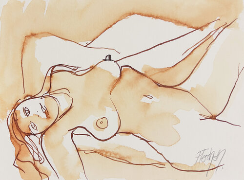 The look of love in your eyes by Stewart Fletcher, Work on Paper for Sale on Singulart