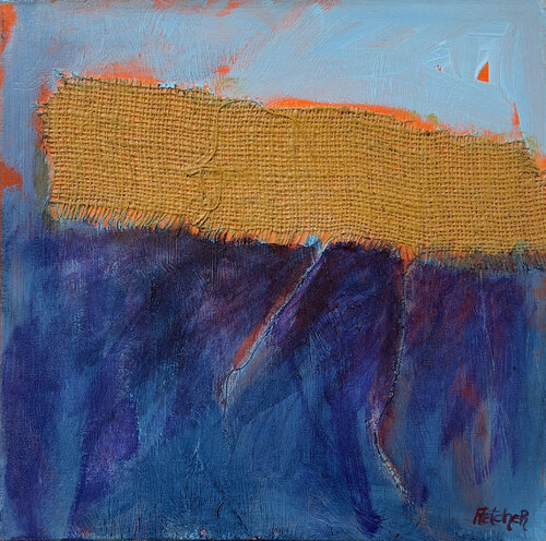Portuguese man-o-war van Stewart Fletcher, Schilderij te koop op Singulart