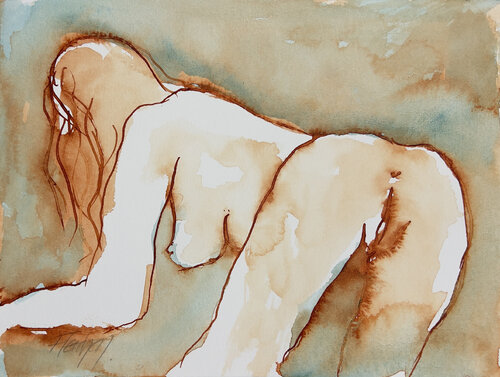 Watching you when you pour a bath von Stewart Fletcher, Werk auf Papier kaufen auf Singulart