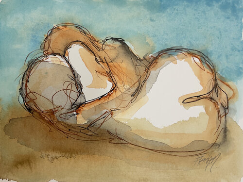 We are at our best in each others arms by Stewart Fletcher, Work on Paper for Sale on Singulart