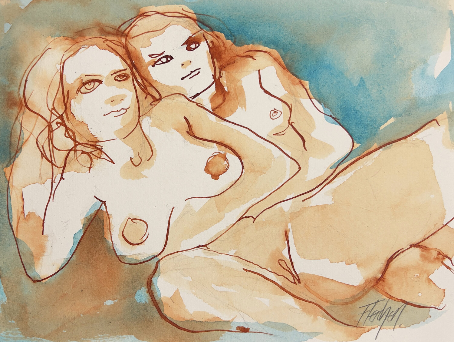 I wish we would have met years ago Stewart Fletcher Werk auf Papier zu verkaufen