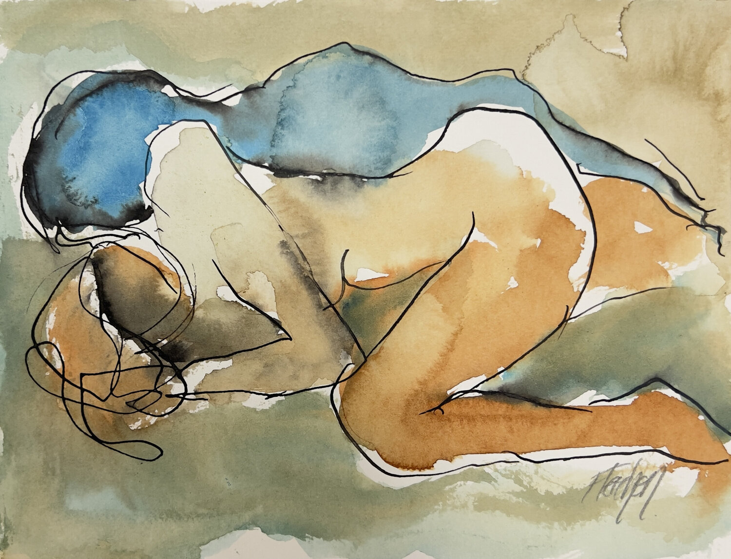 I dreamt you were here with me Stewart Fletcher Werk auf Papier zu verkaufen