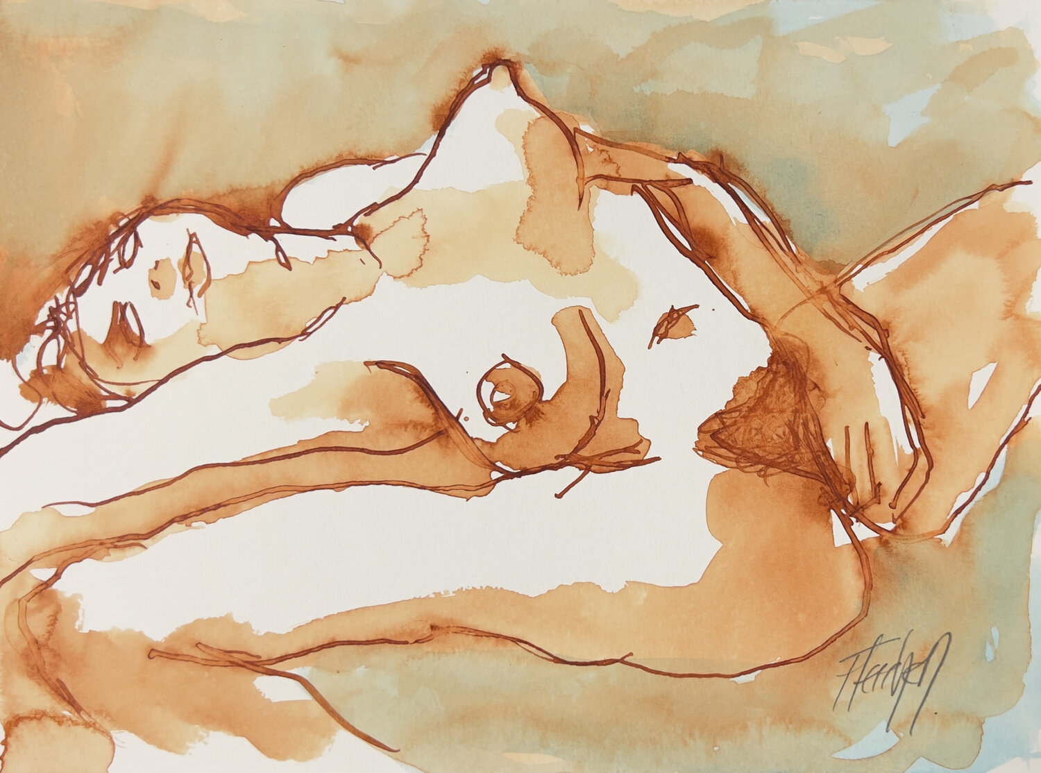 I love it when you watch me too Stewart Fletcher Werk auf Papier zu verkaufen