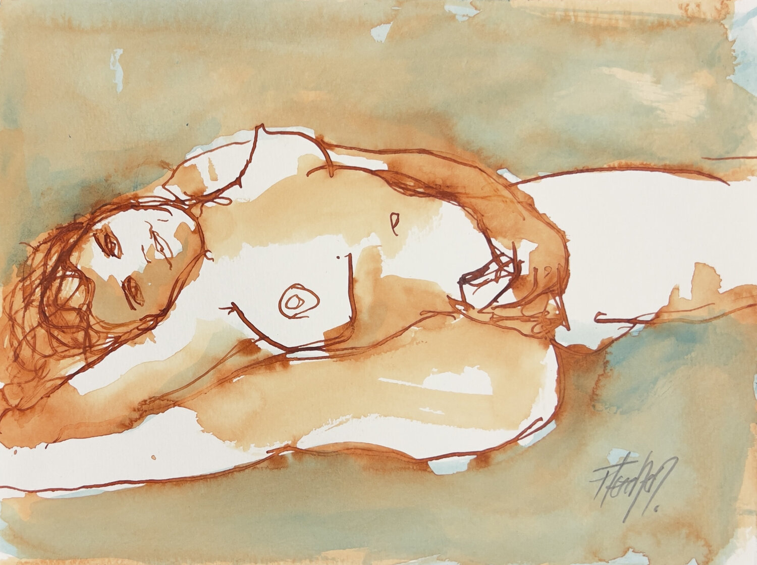 I love it when you watch me Stewart Fletcher Werk auf Papier zu verkaufen