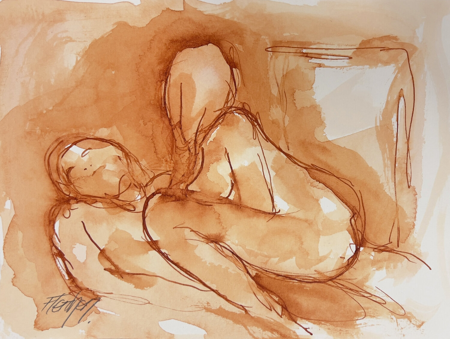I love it when you make me cum Stewart Fletcher Werk auf Papier zu verkaufen