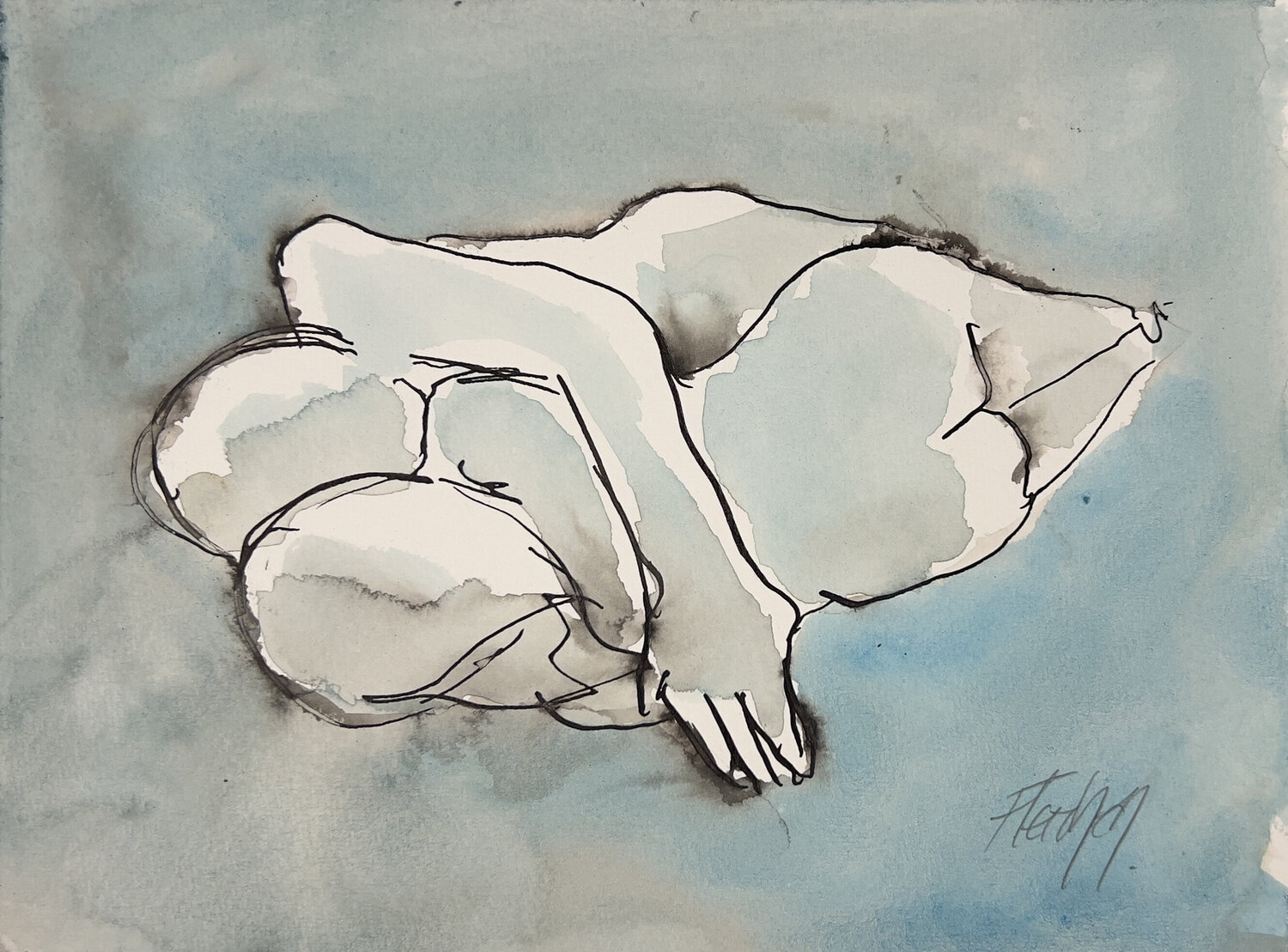I love our moments together Stewart Fletcher Werk auf Papier zu verkaufen