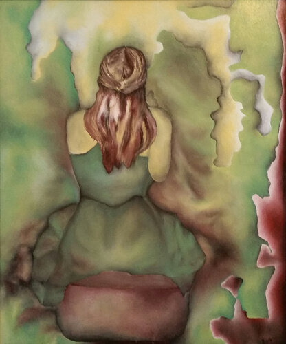 Looking Elsewhere van Barbara Bugg, Schilderij te koop op Singulart