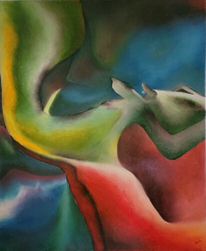 Neon Lights van Barbara Bugg, Schilderij te koop op Singulart