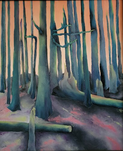 The Forest Study #5 von Barbara Bugg, Malerei kaufen auf Singulart