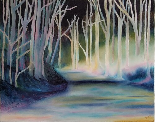 The Forest Study #2 von Barbara Bugg, Malerei kaufen auf Singulart