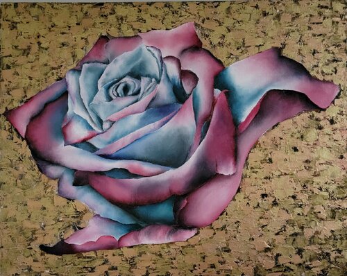 A Solitary Rose by Barbara Bugg, Painting for Sale on Singulart