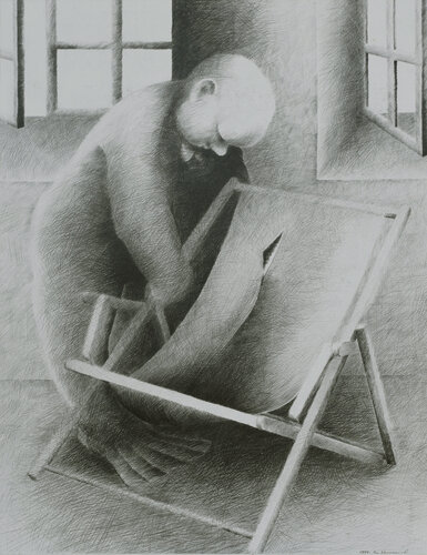 Portrait of the son by Jan de Weryha, Drawing for Sale on Singulart