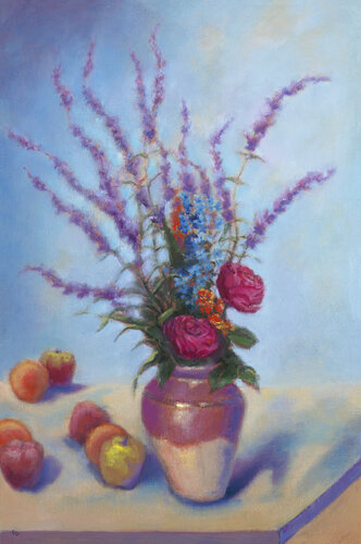 Lavender Ascending von Peggy Christiansen, Malerei kaufen auf Singulart