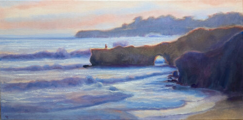 Twilight along the Bluff by Peggy Christiansen, 회화 for Sale on Singulart