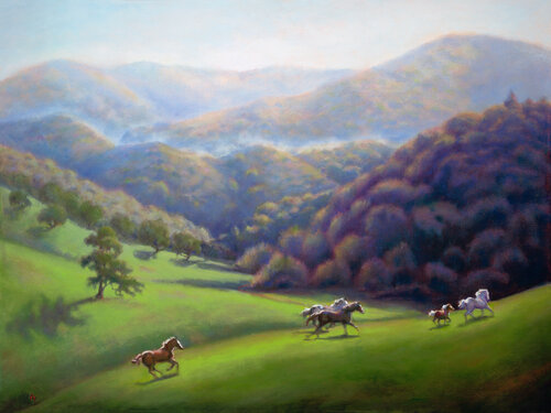 Evening Return Limited Edition 30x40 by Peggy Christiansen, 인쇄 for Sale on Singulart
