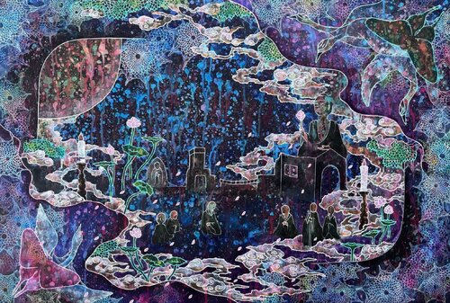 Transformation of Grief by Miki Yokoyama, 회화 for Sale on Singulart