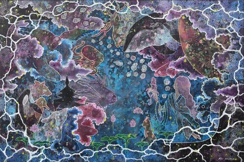 Facing the Truth van Miki Yokoyama, Schilderij te koop op Singulart