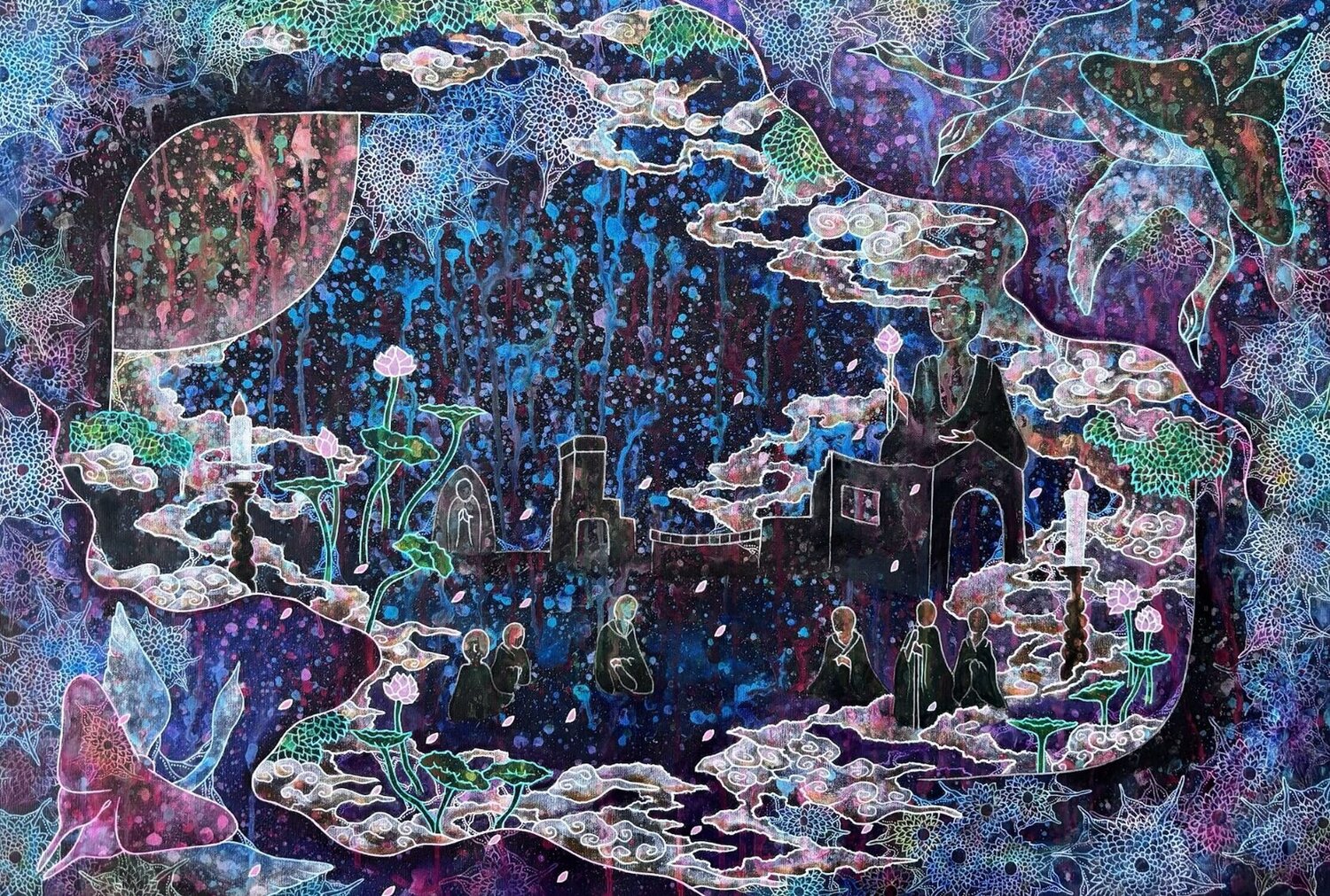 Transformation of Grief Miki Yokoyama Originalgemälde zu verkaufen