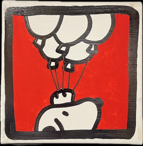 Snooooopy red van Melkio, Schilderij te koop op Singulart