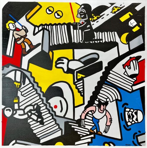 EscherPop de Melkio, Pintura a la venta en Singulart