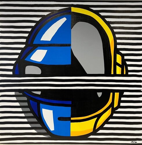 Stripes Daft Punk de Melkio, Pintura a la venta en Singulart